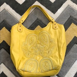 Jessica Simpson bright sunshine yellow purse
